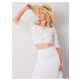 BIELY CROP TOP S VIAZANÍM TW-TP-BI-25455.43-WHITE