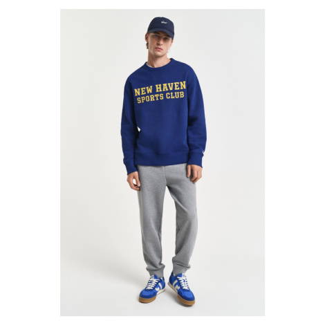 TEPLÁKY GANT REG SHIELD SWEATPANTS GREY MELANGE