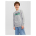 Jack&Jones Junior Mikina 12235502 Sivá Standard Fit