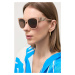 Slnečné okuliare Michael Kors EMPIRE SQUARE dámske, béžová farba, 0MK2182U