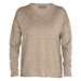 Svetr Icebreaker Flaxen LS V Sweater