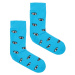 Kabak Unisex's Socks Patterned Blue Eyes