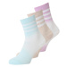 ADIDAS SPORTSWEAR Športové ponožky 'Dip-Dyed 3-Stripes Cushioned '  béžová / azúrová / fialová /