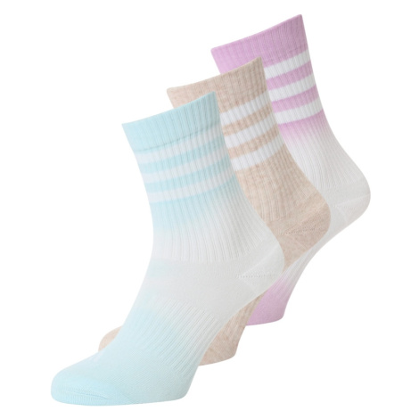 ADIDAS SPORTSWEAR Športové ponožky  béžová / azúrová / fialová / biela