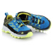 Dětská outdoorová obuv s membránou ptx ALPINE PRO MOLLEHO electric blue lemonade 34