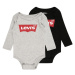 Levi's Kids Body  sivá / krvavo červená / čierna / biela