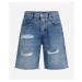 Šortky Karl Lagerfeld Jeans Klj Relaxed Denim Short Blue Heavy