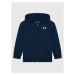 Under Armour Mikina Ua Rival Cotton Full Zip 1357613 Tmavomodrá Loose Fit