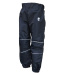 Children's rustle trousers - black-reflective gray