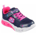 Dievčenská rekreačná obuv SKECHERS Flutter Heart Lights navy