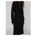Čierne dámske svetrové šaty VILA Viril