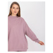 Basic oversize dusty pink sweatshirt