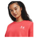 Dámska zateplená mikina UNDER ARMOUR Essential Fleece OS Crew-RED