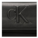 Calvin Klein Jeans Kabelka Sculpted Ew Flap25 Pipping K60K610308 Čierna