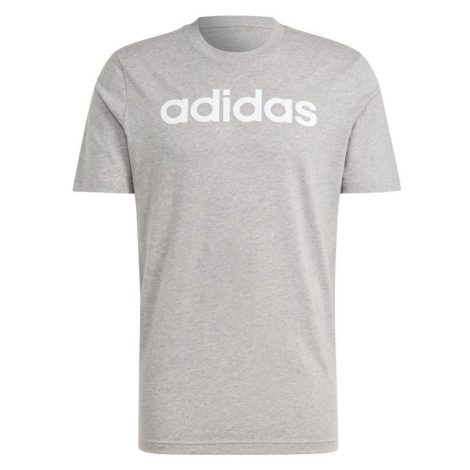 Adidas Essentials Single Jersey Lineárne vyšívané logo Tee M IC9277 Muži