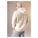 DEFACTO Oversize Fit Hooded Back Printed Thick Sweatshirt