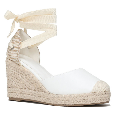 La Modeuse  14725_P38970  Espadrilky Biela