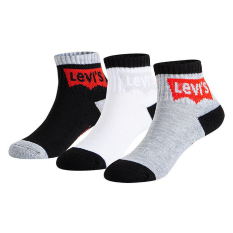 Detské ponožky Levi's čierna farba Levi´s