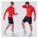 NEBBIA - Pánske fitness tričko s dlhým rukávom 328 (red) - NEBBIA