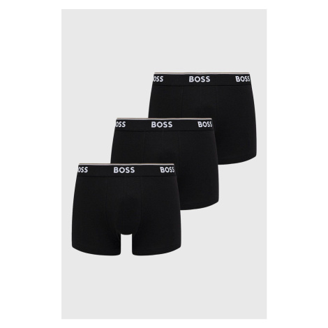 Boxerky BOSS  (3-pak) pánske, čierna farba, 50475274 Hugo Boss
