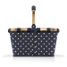 Nákupný košík Reisenthel Carrybag Frame Metallic dots blue