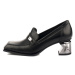 Poltopánky Karl Lagerfeld Apron Front Loafer Black Lthr