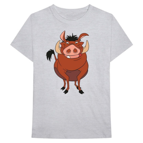 Disney Tričko Pumbaa Pose Unisex Grey