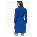 Modré zavinovacie šaty S223