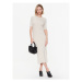 Calvin Klein Každodenné šaty Rib K20K205277 Béžová Slim Fit