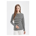 DEFACTO Striped Long Sleeve T-Shirt Tunic