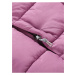 Ružový dámsky zimný prešívaný kabát ALPINE PRE EDORA