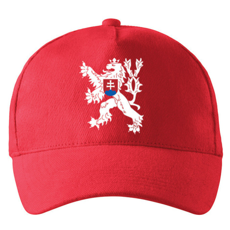Kšiltovka se státním znakem Československa