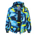 Chlapčenská lyžiarska bunda COLOR KIDS Ski jacket AOP, AF 10.000, blue I