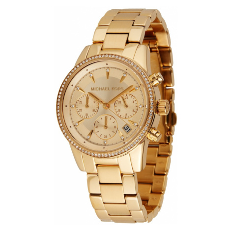 Michael Kors Analógové hodinky 'RITZ, MK6356'  zlatá