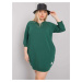 Dark green dress plus sizes with pockets