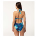 Plavky Aloha From Deer Tie Dye Open Back SSOB AFD852 Blue