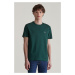 TRIČKO GANT REG SHIELD SS T-SHIRT TARTAN GREEN