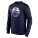 Edmonton Oilers pánska mikina Primary Logo Graphic Crew Sweatshirt - VALUE