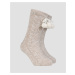 Dámske Vysoké Ponožky Ugg Pom Pom Fleece Lined Crew Sock