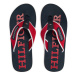 Tommy Hilfiger Žabky Patch Hilfiger Beach Sandal FM0FM05024 Červená