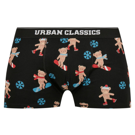 Organic X-Mas boxers 3-pack teddy aop+jasper+navy Urban Classics