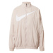 Nike Sportswear Prechodná bunda  tmavošedá / biela