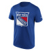 New York Rangers pánske tričko Primary Logo Graphic blue