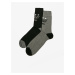 Set of two pairs of men's socks in gray and black Replay - Men