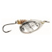 Dam blyskáč effzett spinner with single hooks sinking silver - 1 3 g