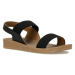 Polaris 161095.z3fx Women's Black Comfort Sandals