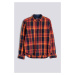 KOŠEĽA GANT D1. HEAVY TWILL CHECK OVERSHIRT červená