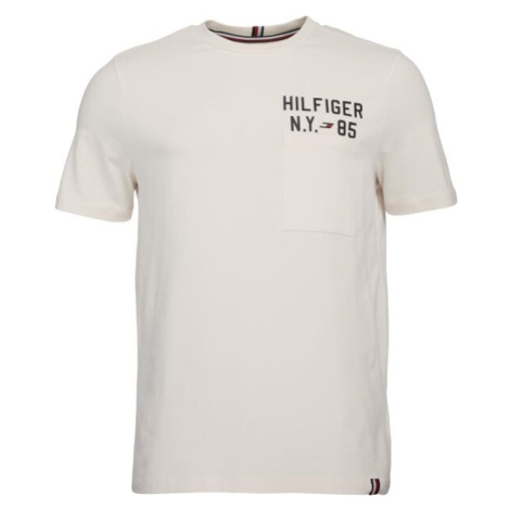 Tommy Hilfiger GRAPHIC S/S TEE Pánske tričko, biela, veľkosť