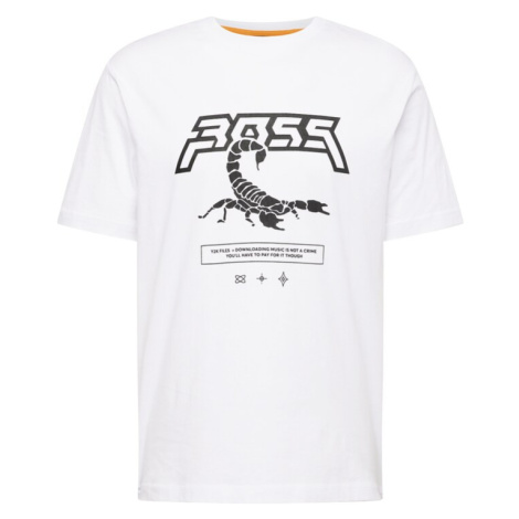 BOSS Orange Tričko 'TeScorpion'  čierna / biela Hugo Boss