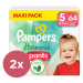 2x PAMPERS Nohavičky plienkové Harmonie Pants veľ. 5 (64 ks) 12-17 kg